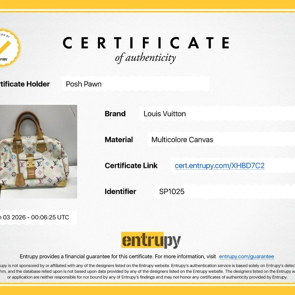 Authentic Louis Vuitton Monogram Multicolor Speedy 30 - Picture 16 of 16